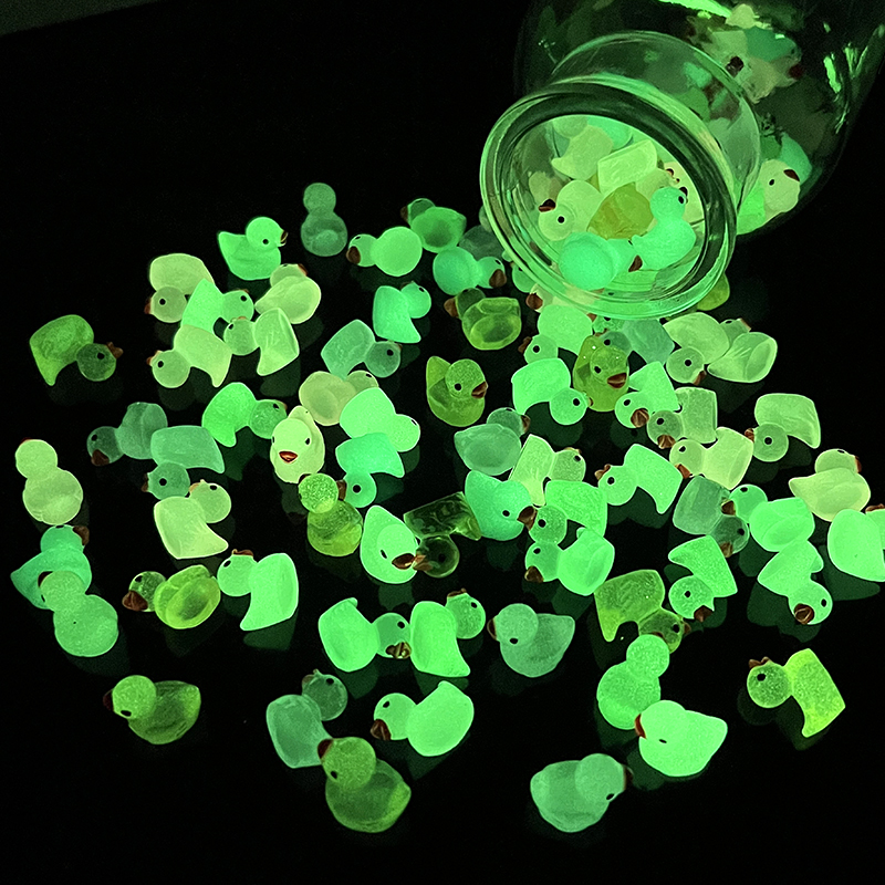 Home Decor Duck - 10/20pcs Luminous Mini Colorful Ducks Ornament