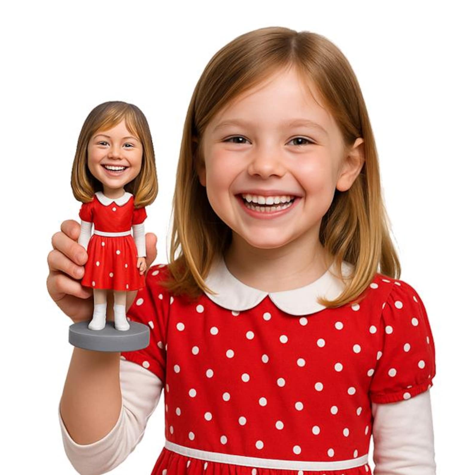 Home Decor From Clay - Custom Bobblehead From Picture Personalized Clay