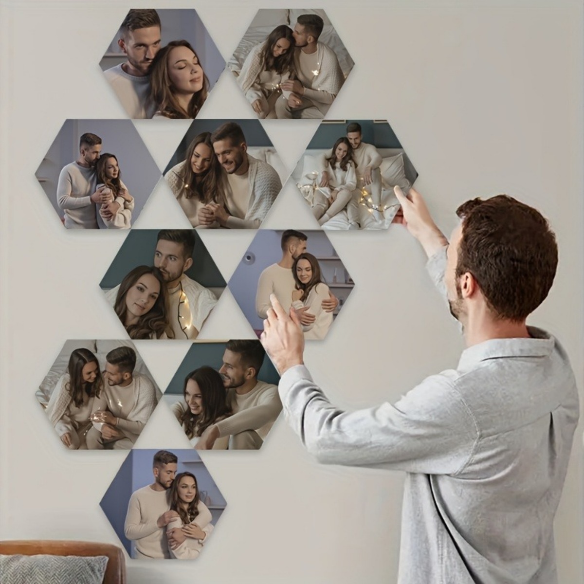 Home Decor Mod - Custom Wall Decor — Modern Hexagonal