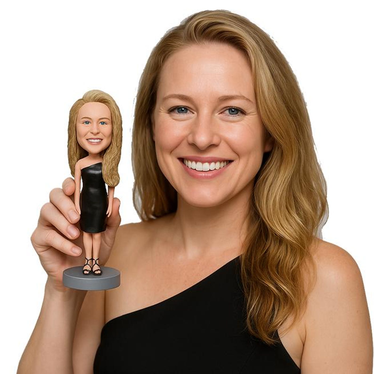 Home Decor From Clay - Custom Bobblehead Figures Personalized Clay Doll