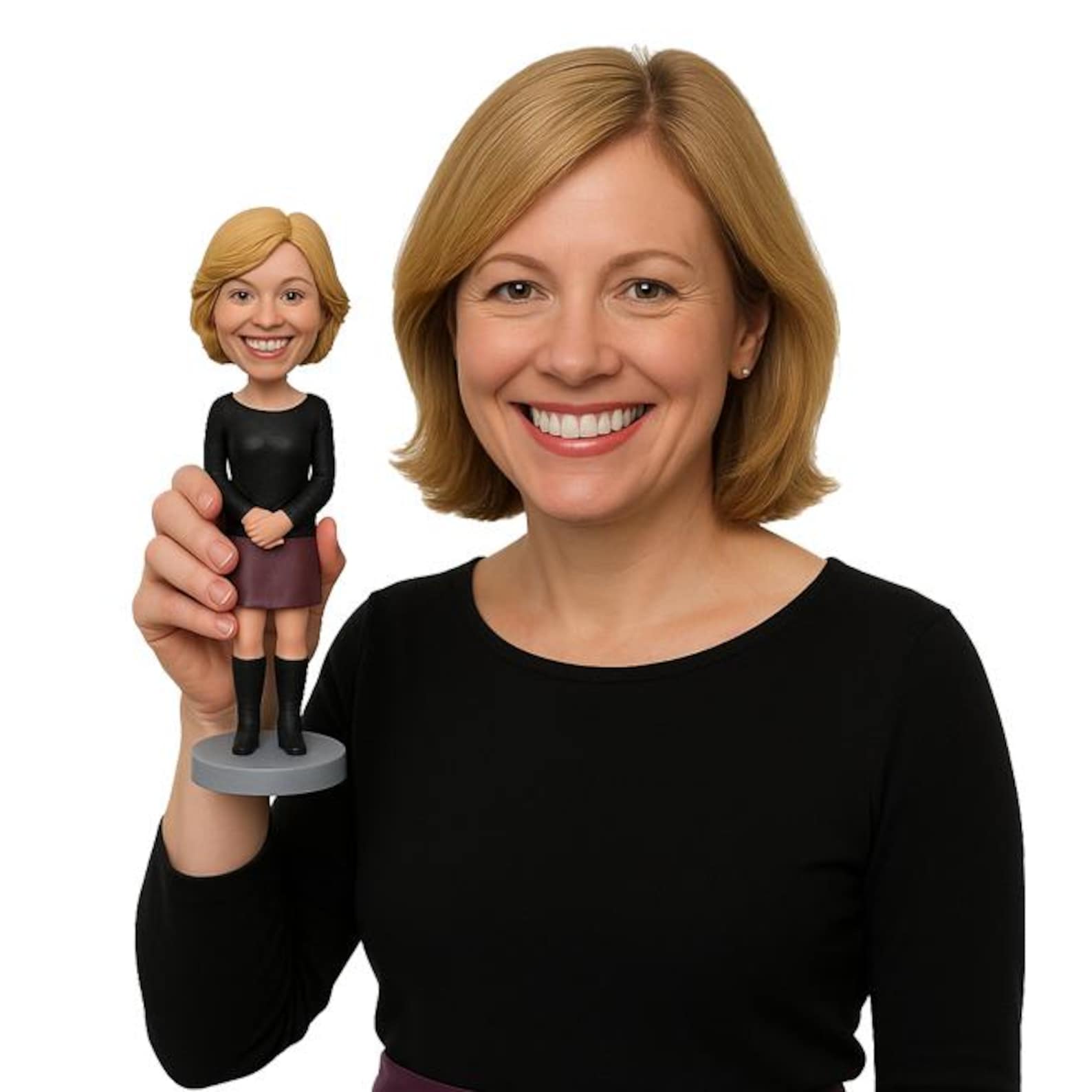Home Decor From Clay - Bobblehead Handmade Custom Bobblehead Figurines Clay