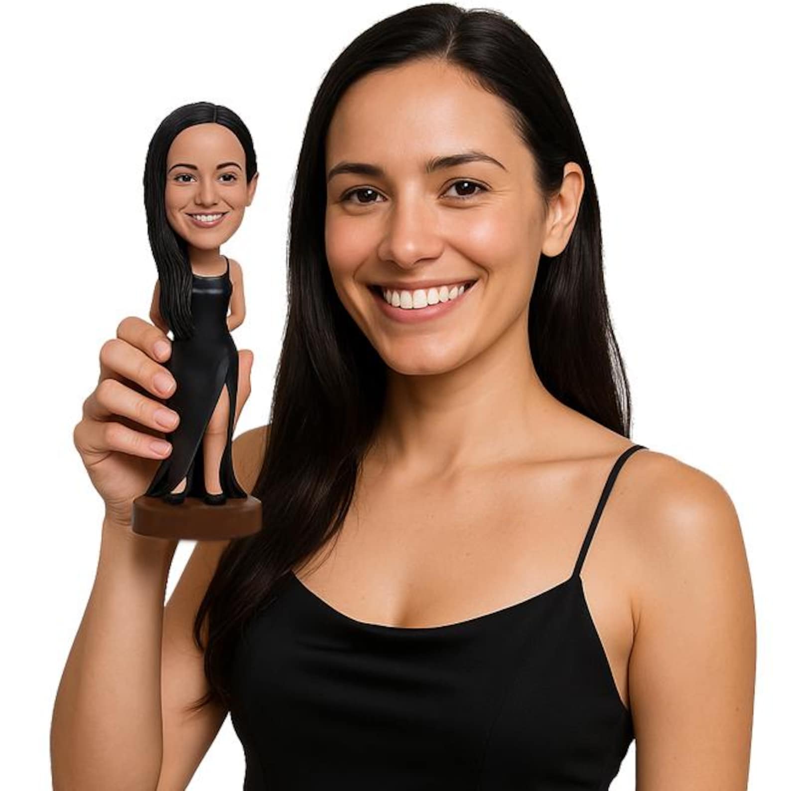 Home Decor From Clay - Bobblehead Handmade Bobblehead Personalised Clay Figurine