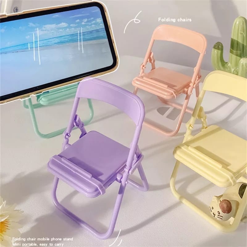 Home Decor Manufacturers - Cute Chair Phone Holder Stand Creative