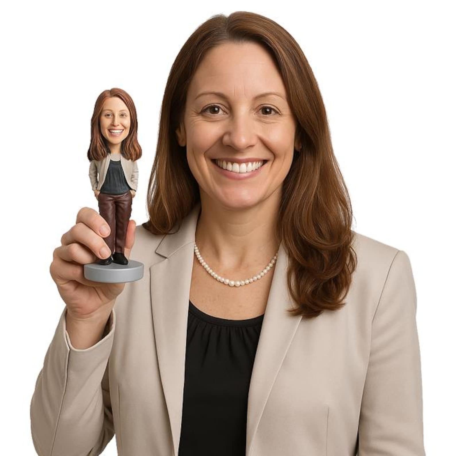Home Decor From Clay - Bobblehead Handmade Custom Bobble Head Clay