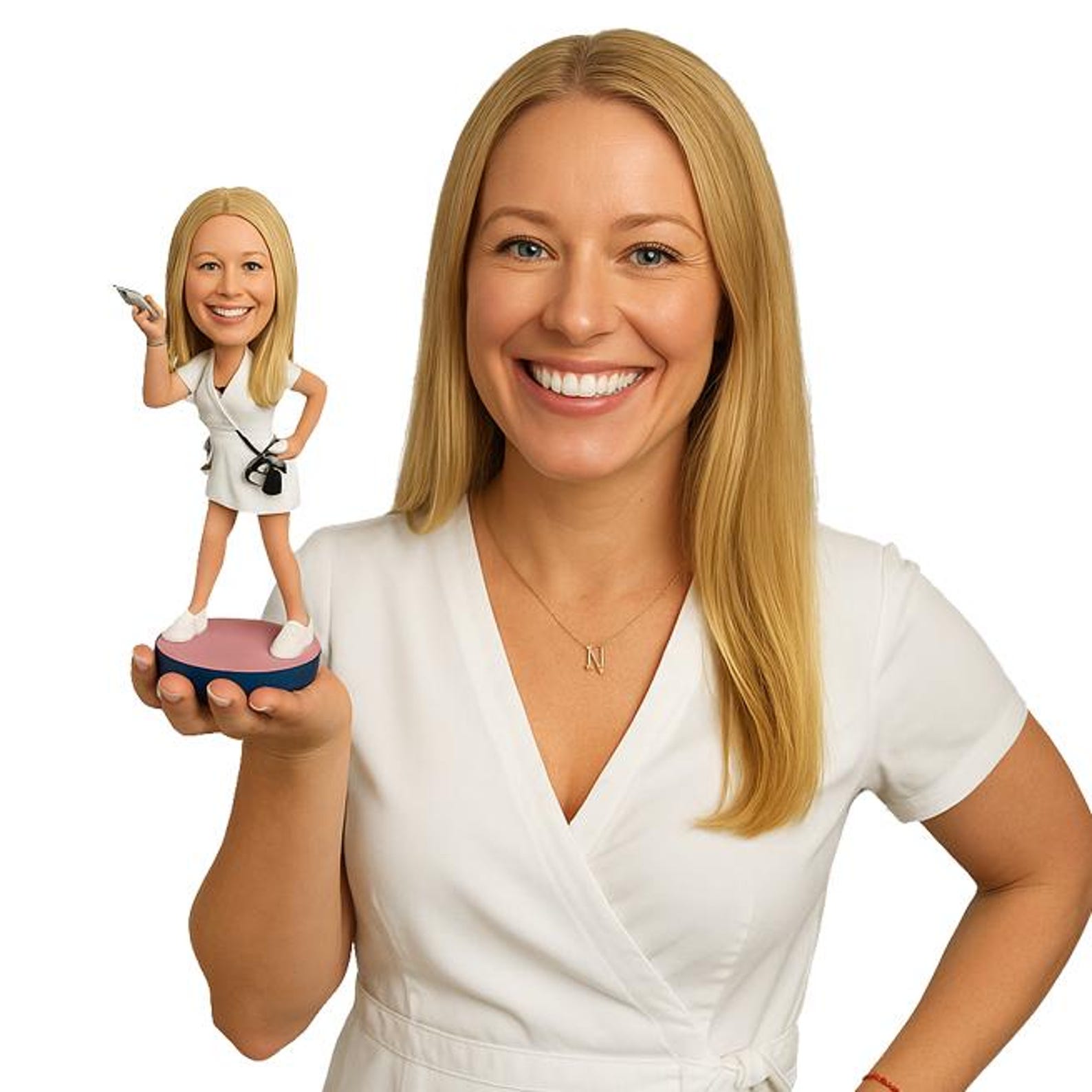 Home Decor From Clay - Personalized Bobblehead From Picture Custom Handmade