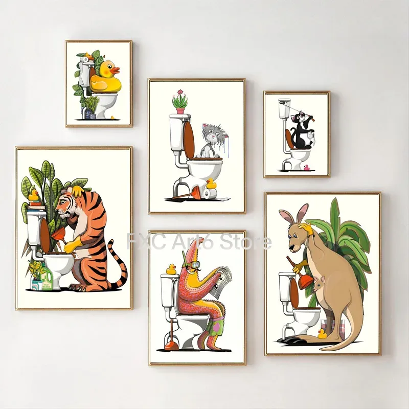 1PCS Frameless Fun Bathroom An – обзор и цена Home Decor Duck