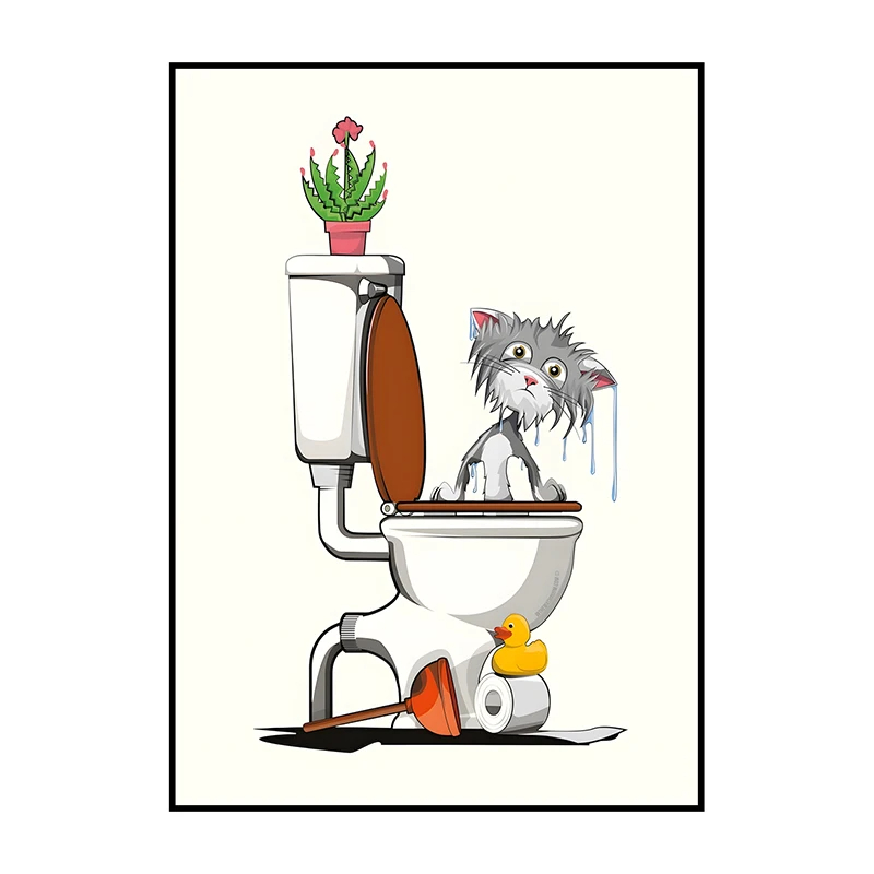 1PCS Frameless Fun Bathroom An – обзор и цена Home Decor Duck