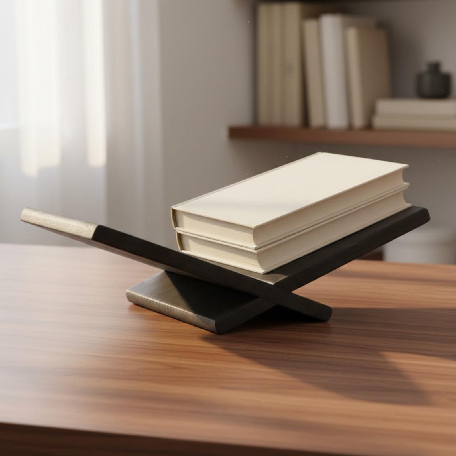 Carbonized Wood Book Stand Rus – обзор и цена Aesthetic Bookend