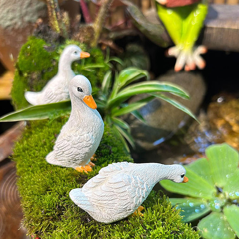 3pcs Cute White Duck Hydroponi – обзор и цена Home Decor Duck