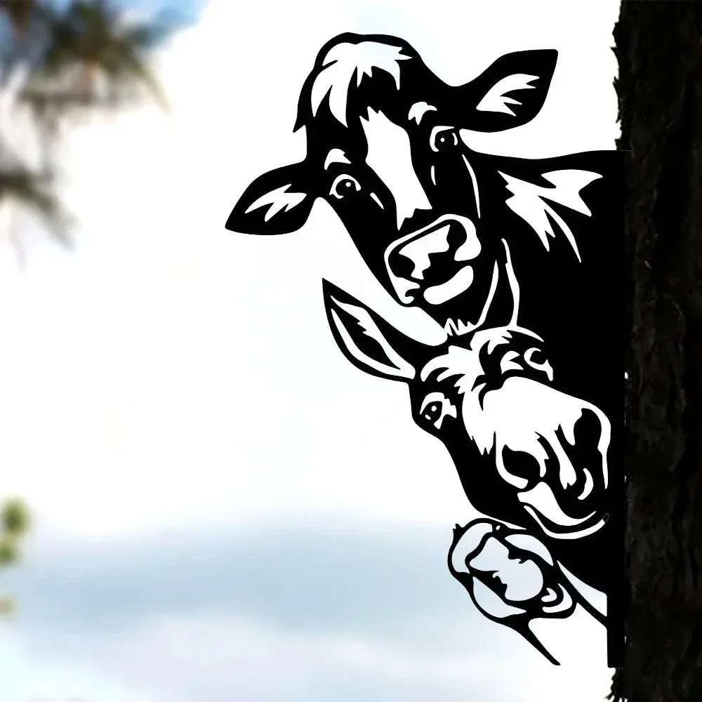Black Rustic Metal Cow Donkey  – обзор и цена Home Decor Duck