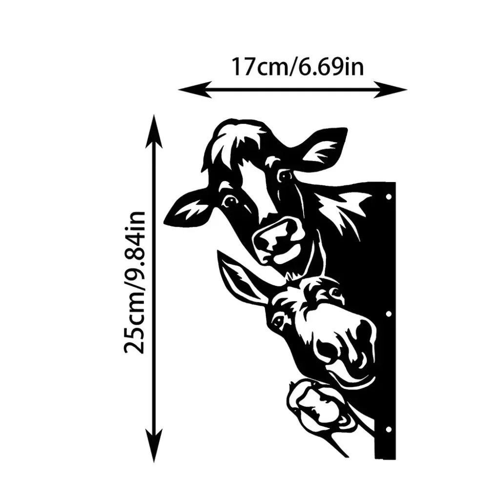 Black Rustic Metal Cow Donkey  – обзор и цена Home Decor Duck