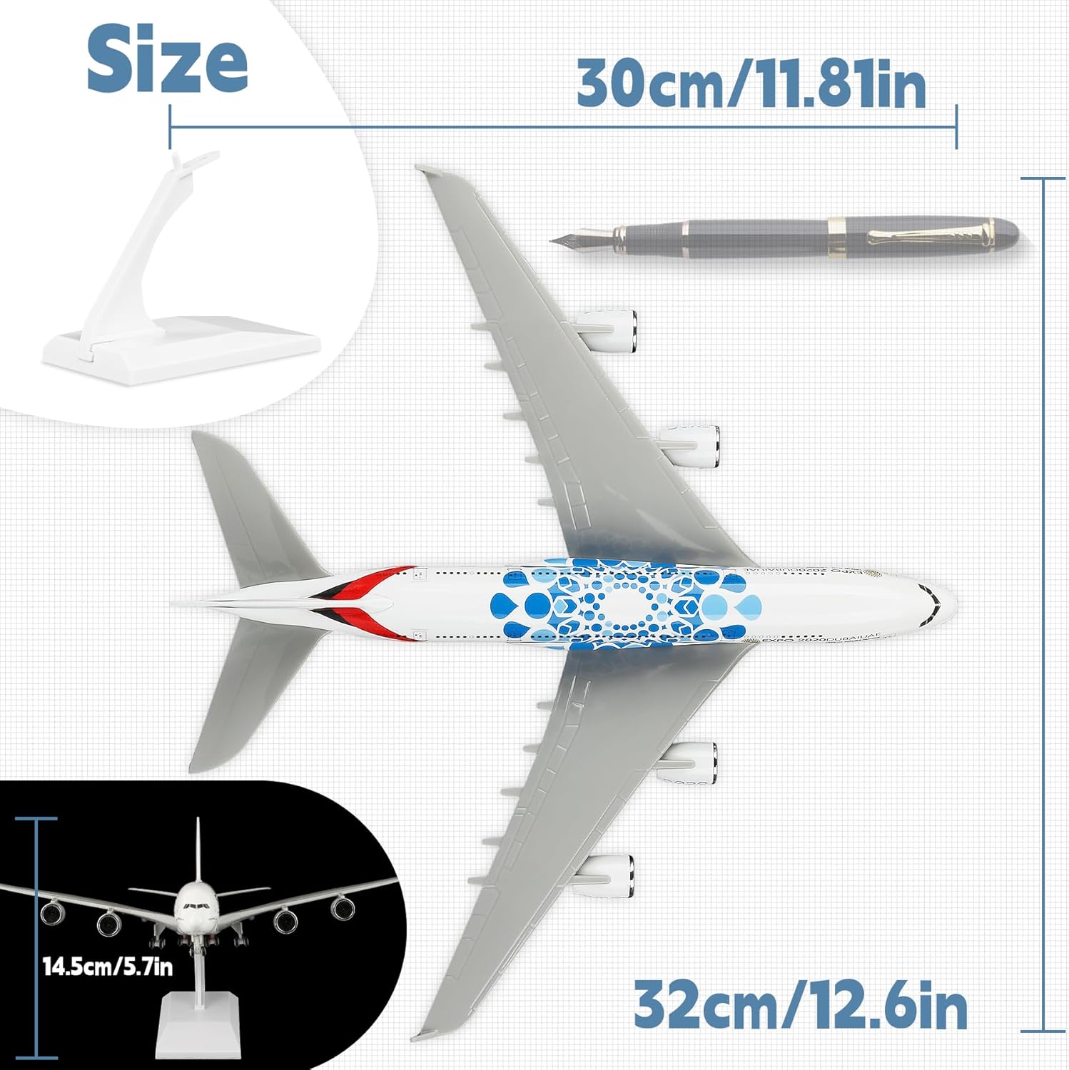 30cm UAE Expo A380 Airlines Di – обзор и цена Home Decor Uae