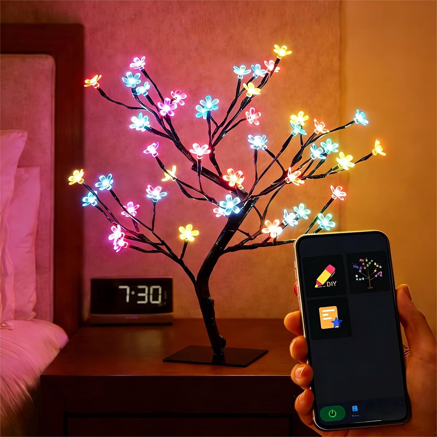 Smart USB Cherry Blossom Tree  – обзор и цена Home Decor Free App