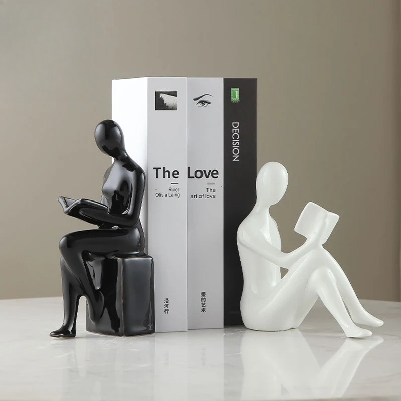 Reader Character Ceramic Statu – обзор и цена Aesthetic Bookend