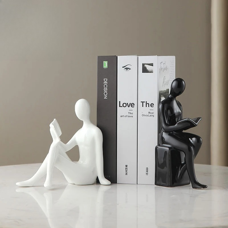Reader Character Ceramic Statu – обзор и цена Aesthetic Bookend