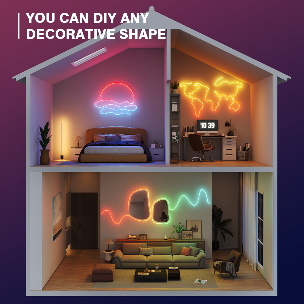 RGB 5V USB Neon Strip Light Wa – обзор и цена Home Decor Free App