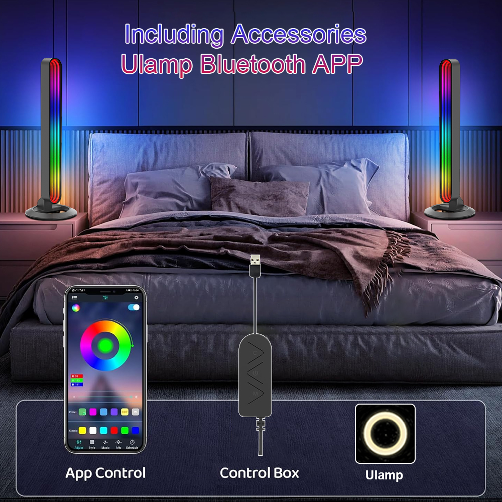 Smart RGB LED Light Bar with M – обзор и цена Home Decor Free App