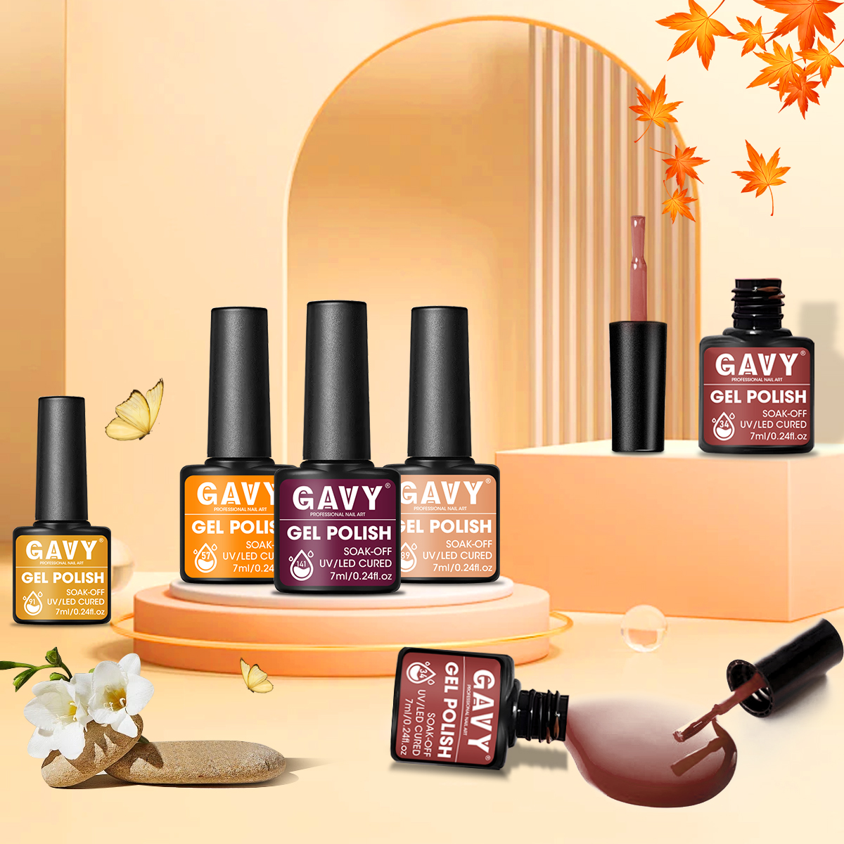 6pcs Brown Gel Nail Polish Set – обзор и цена Home Decor Fallout 4