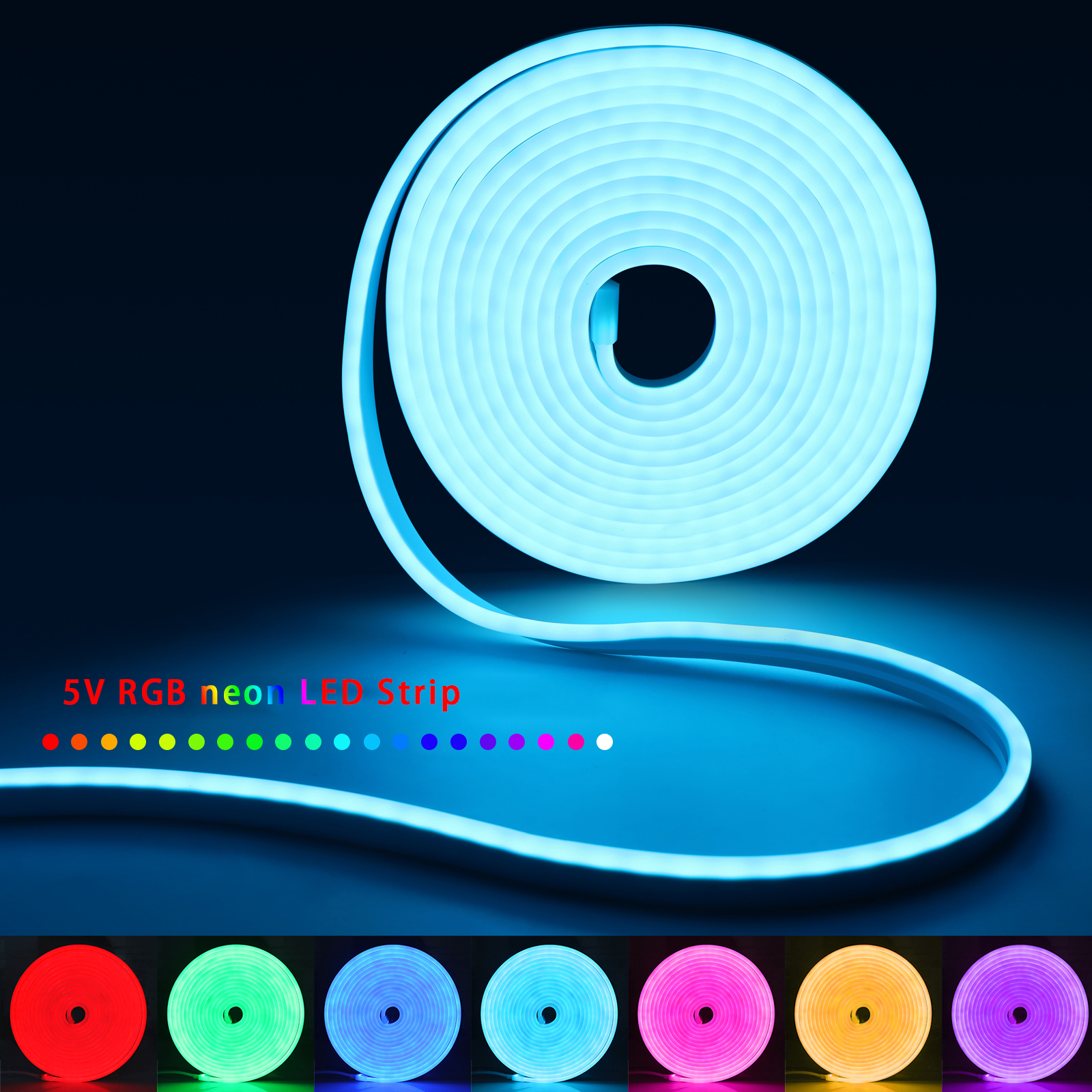 5V USB RGB Neon LED Strip Ligh – обзор и цена Home Decor Free App