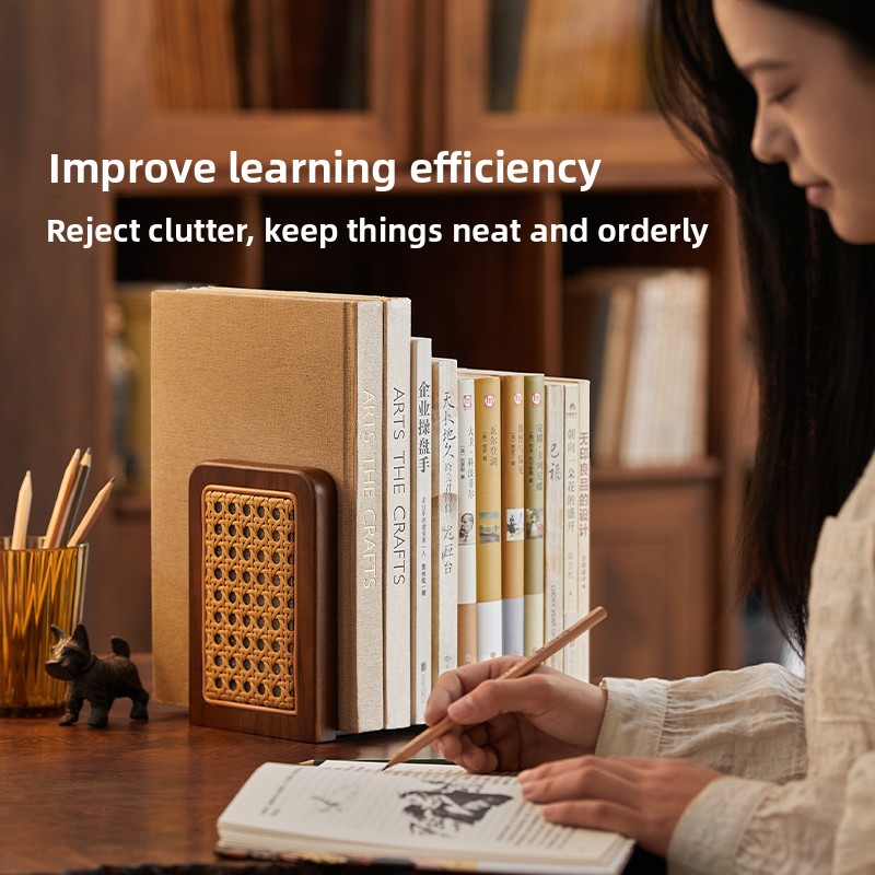 Rattan Woven Bookends Creative – обзор и цена Aesthetic Bookend