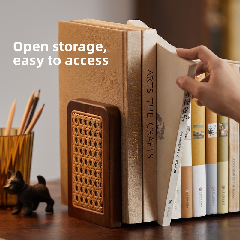 Rattan Woven Bookends Creative – обзор и цена Aesthetic Bookend