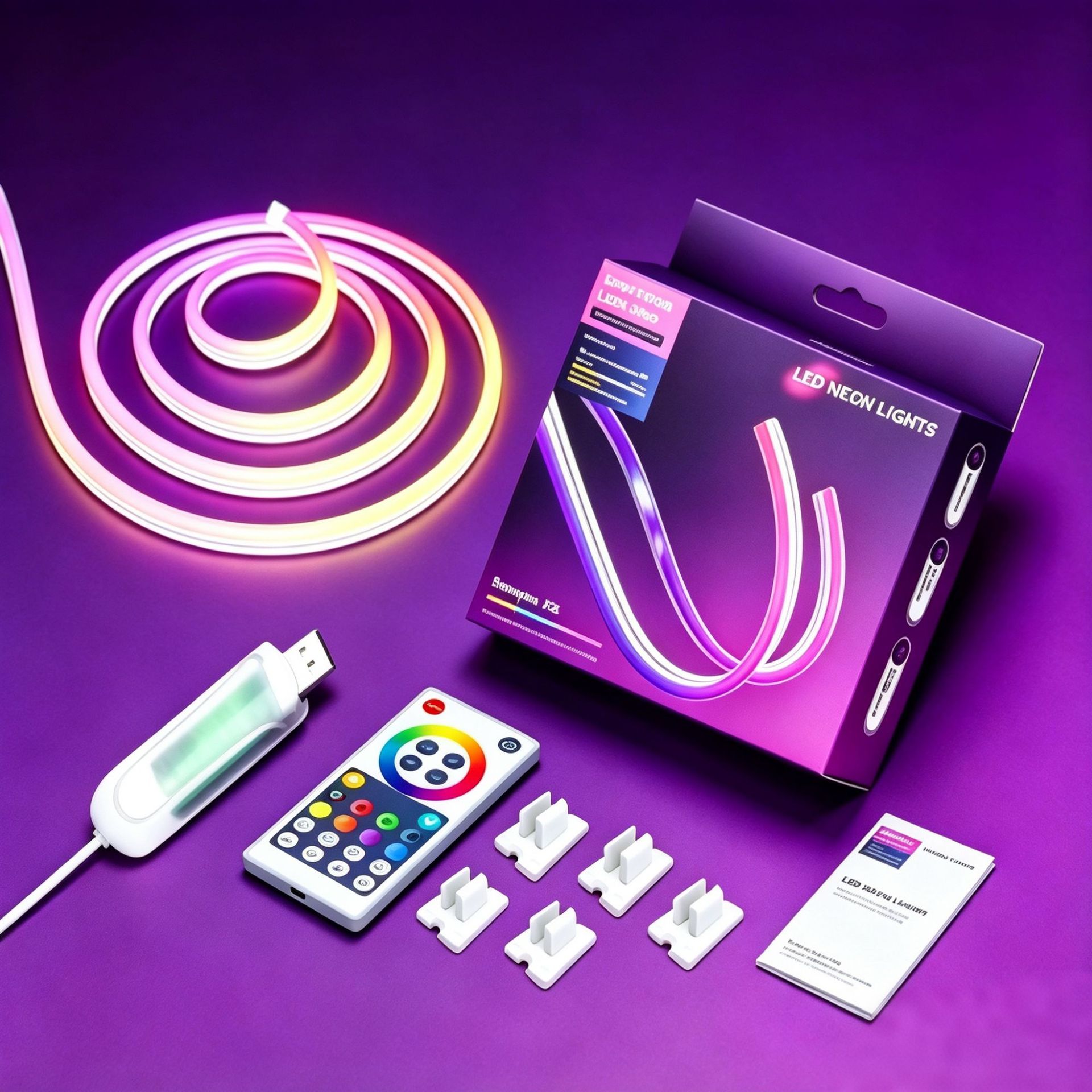 WiFi RGBIC Neon LED Strip Ligh – обзор и цена Home Decor Free App