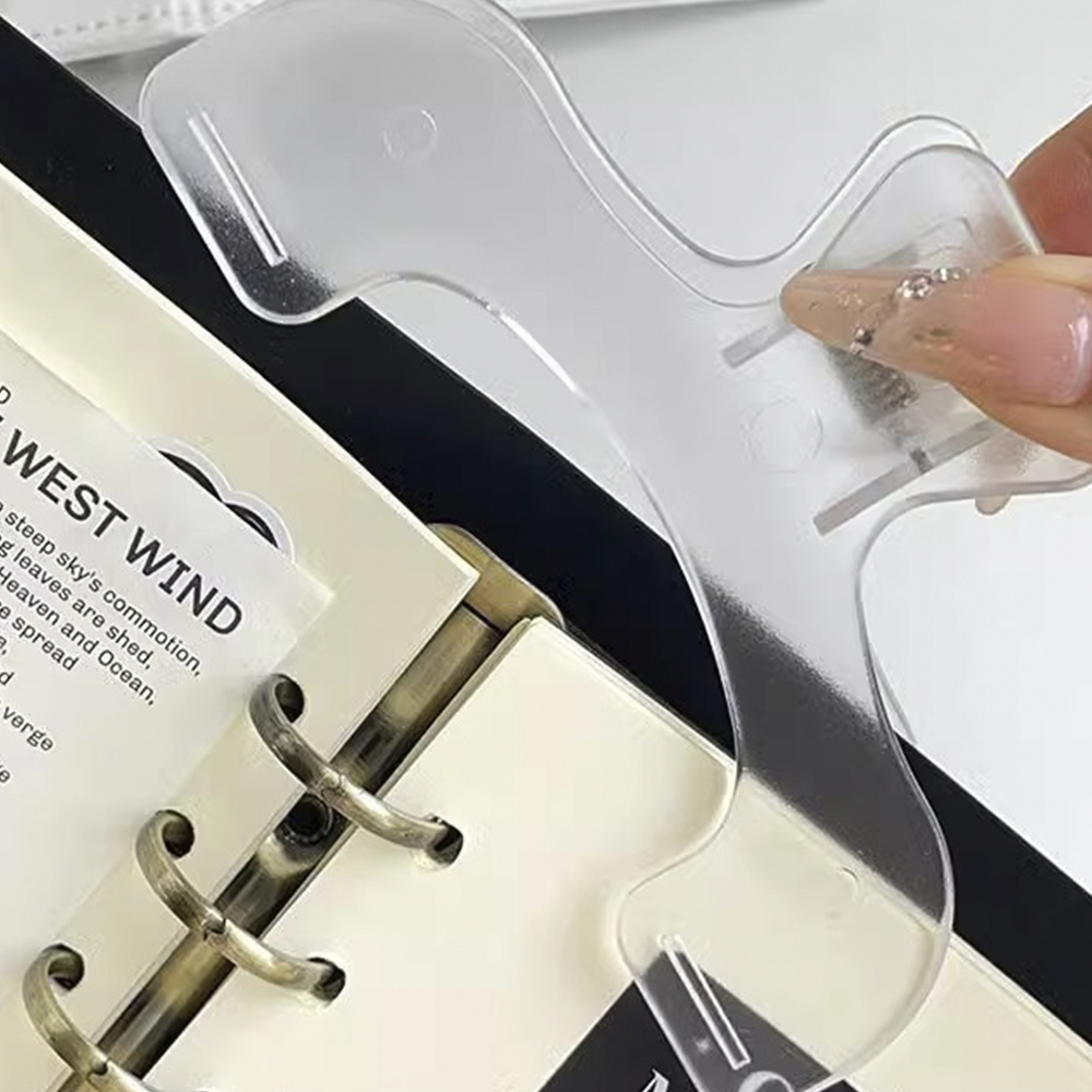 1PC Transparent Plastic Book H – обзор и цена Aesthetic Bookend