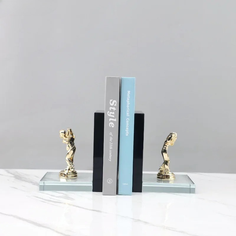 Golden Golf Player Sculpture A – обзор и цена Aesthetic Bookend