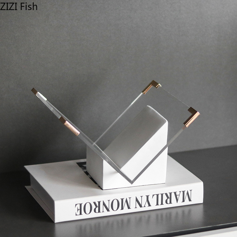 Marble Acrylic Magazine Rack D – обзор и цена Aesthetic Bookend