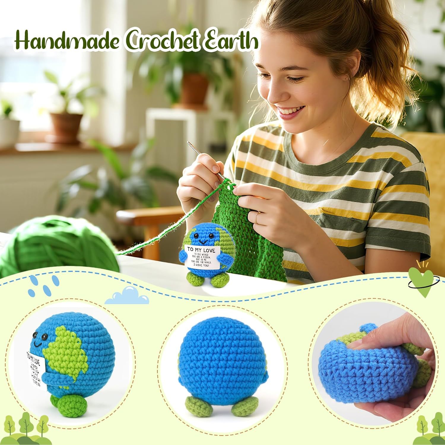 Positive Energy Crochet Earth  – обзор и цена Home Decor Duck