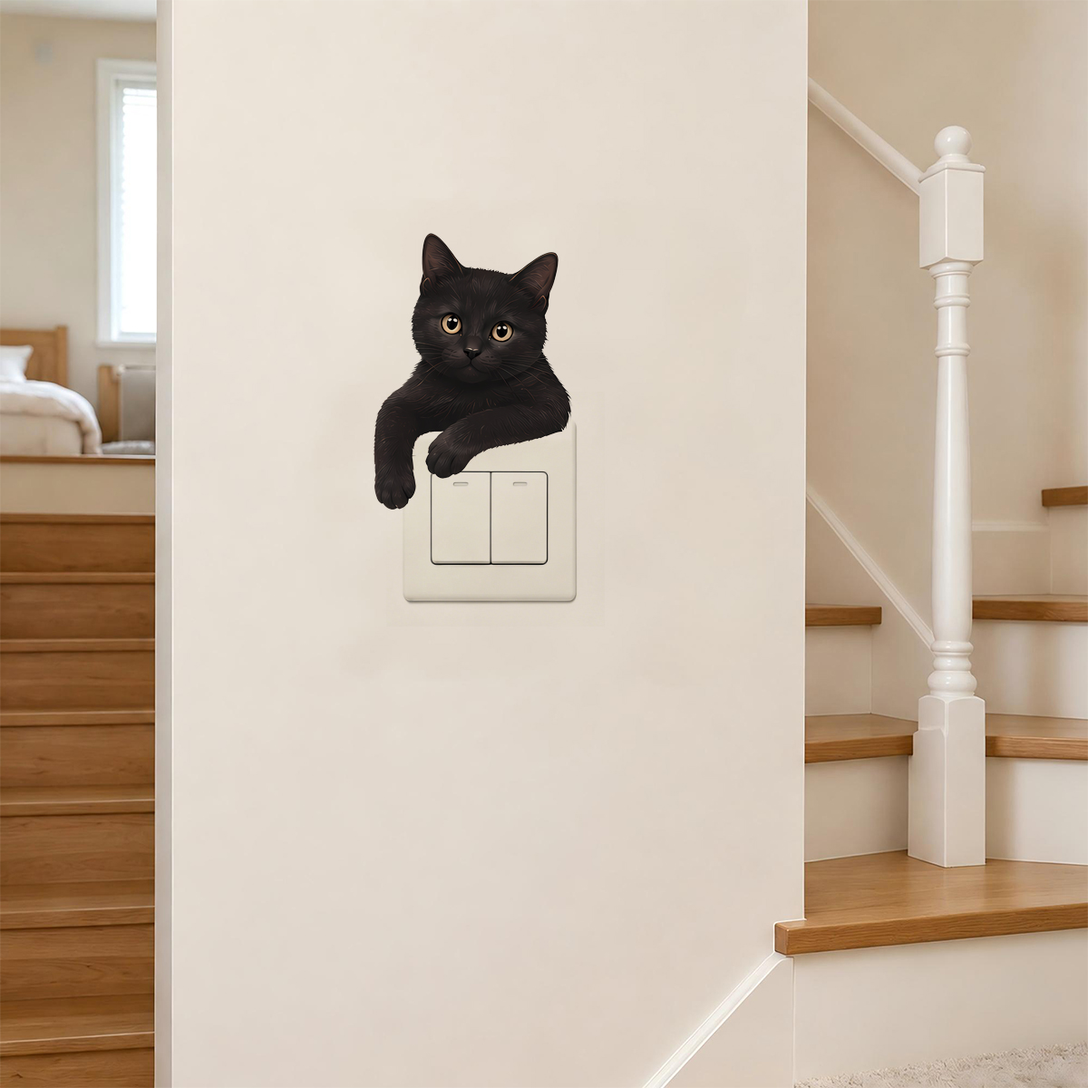 Cute Black Cat Light Switch Wa – обзор и цена Home Decor Outlet