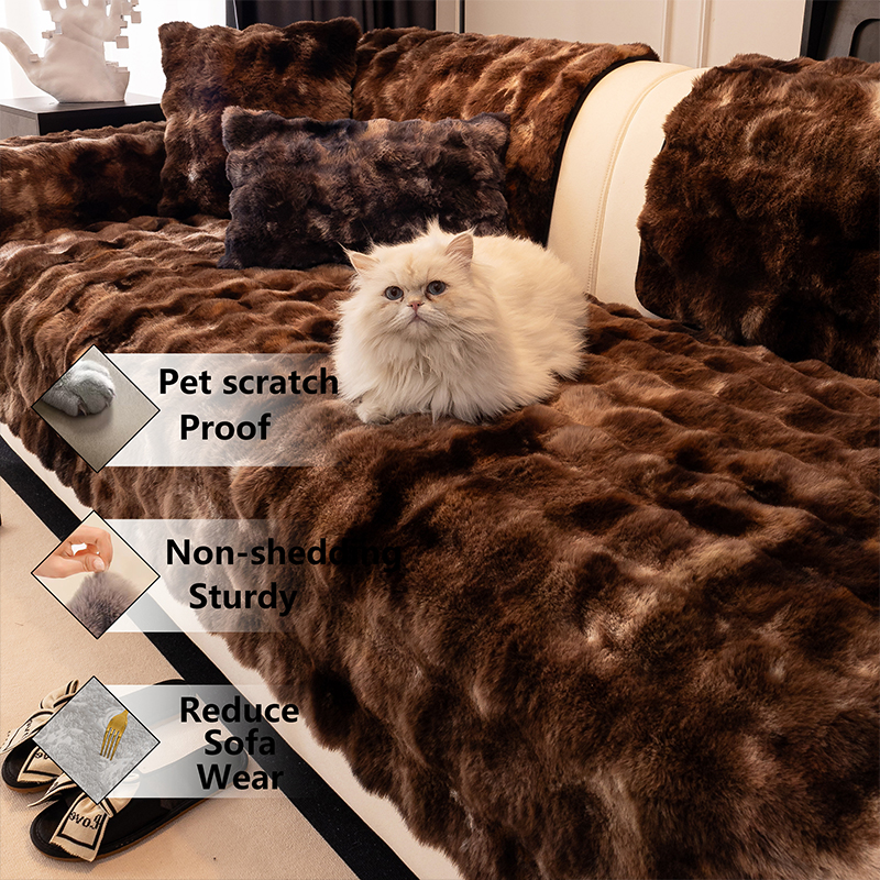 1Pc Luxury Plush Sofa Cover -  – обзор и цена Home Decor Fallout 4