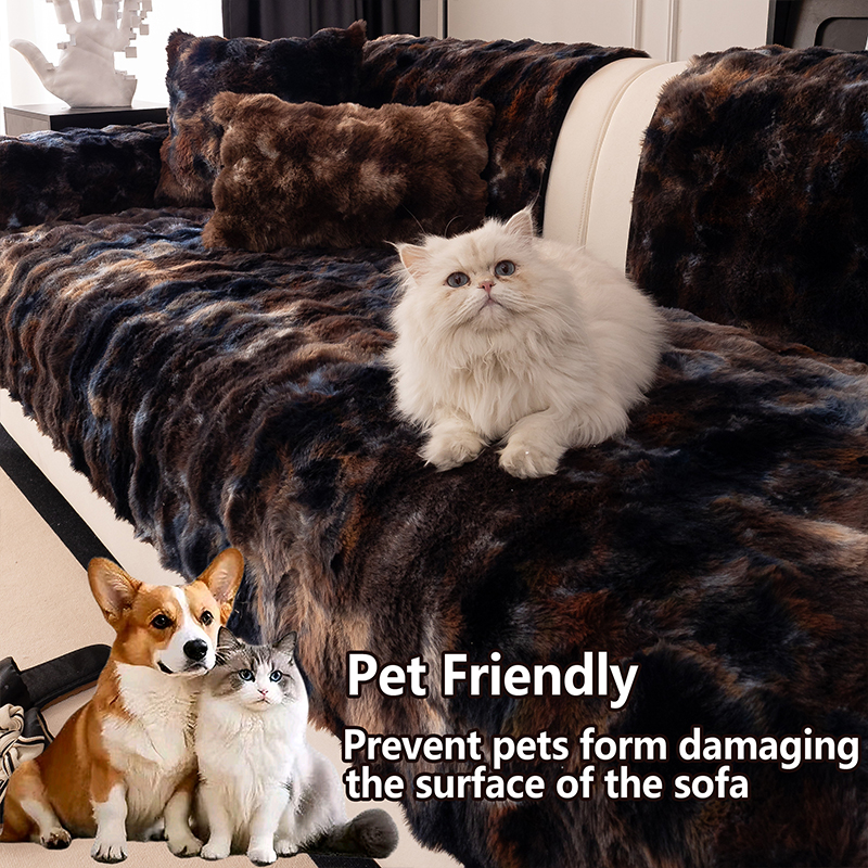 1Pc Luxury Plush Sofa Cover -  – обзор и цена Home Decor Fallout 4
