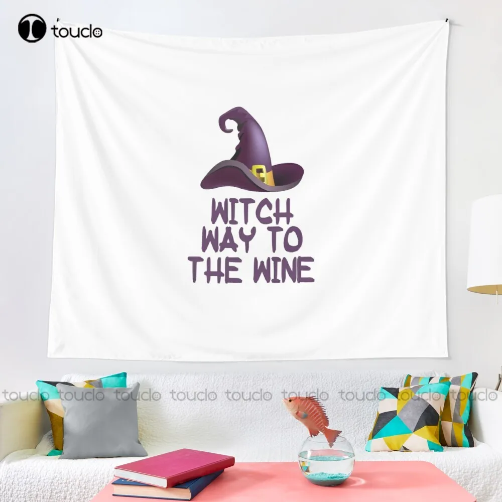 Witch Way To The Wine Tapestry – обзор и цена Review Home Decor