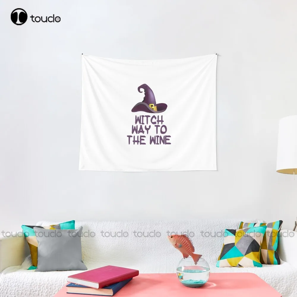 Witch Way To The Wine Tapestry – обзор и цена Review Home Decor