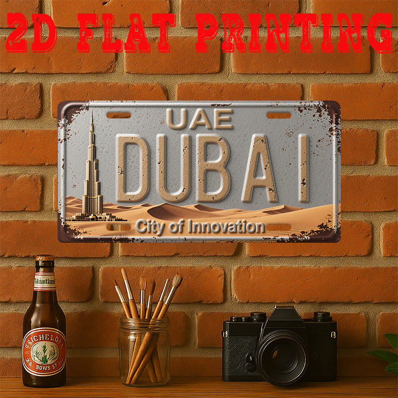 Tin Sign - Dubai UAE City of I – обзор и цена Home Decor Uae