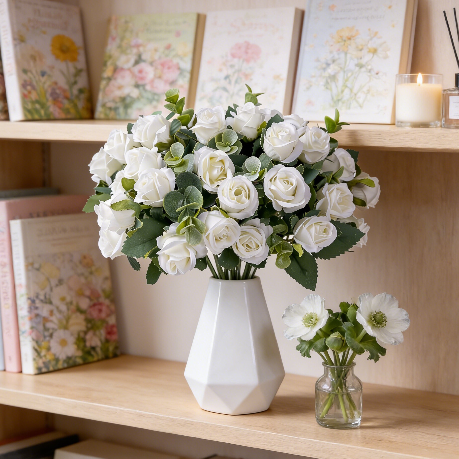 Artificial Silk Roses Flowers  – обзор и цена Home Decor Ai