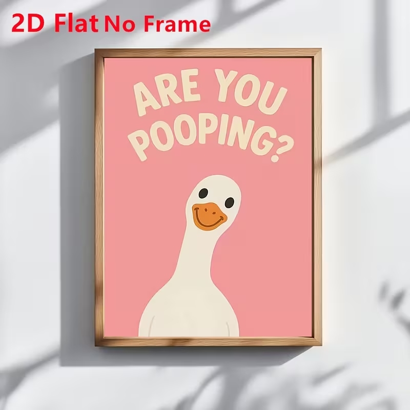 Modern Pink Are You Pooping Qu – обзор и цена Home Decor Duck