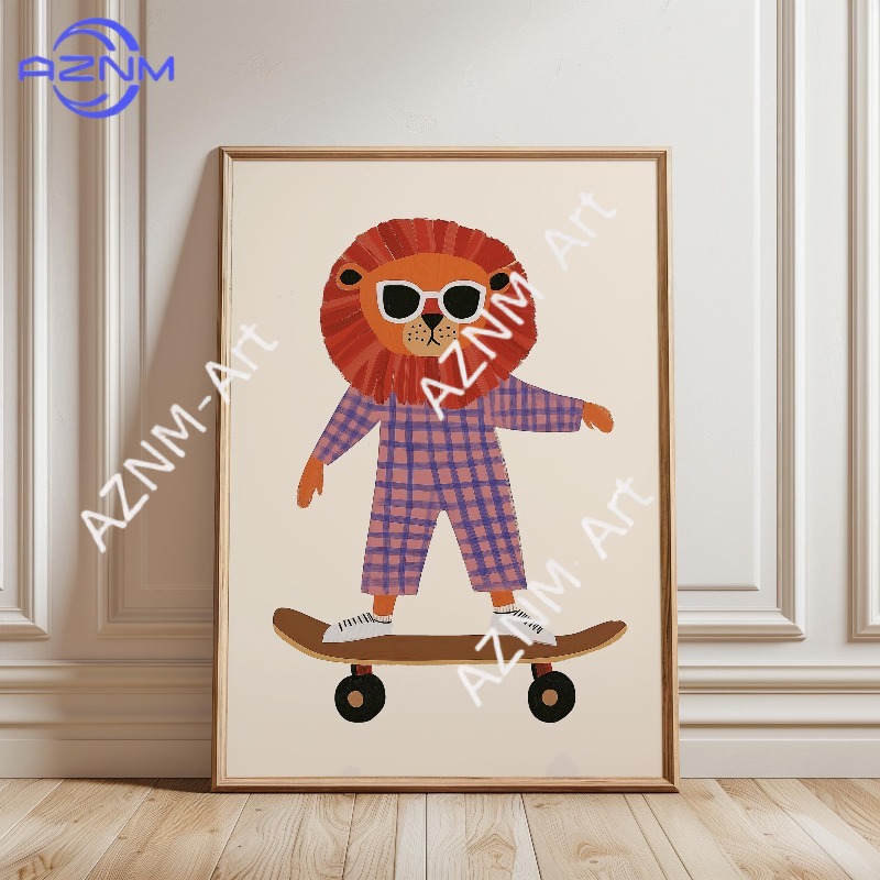 1PC Funny Animal Skateboarding – обзор и цена Home Decor Duck