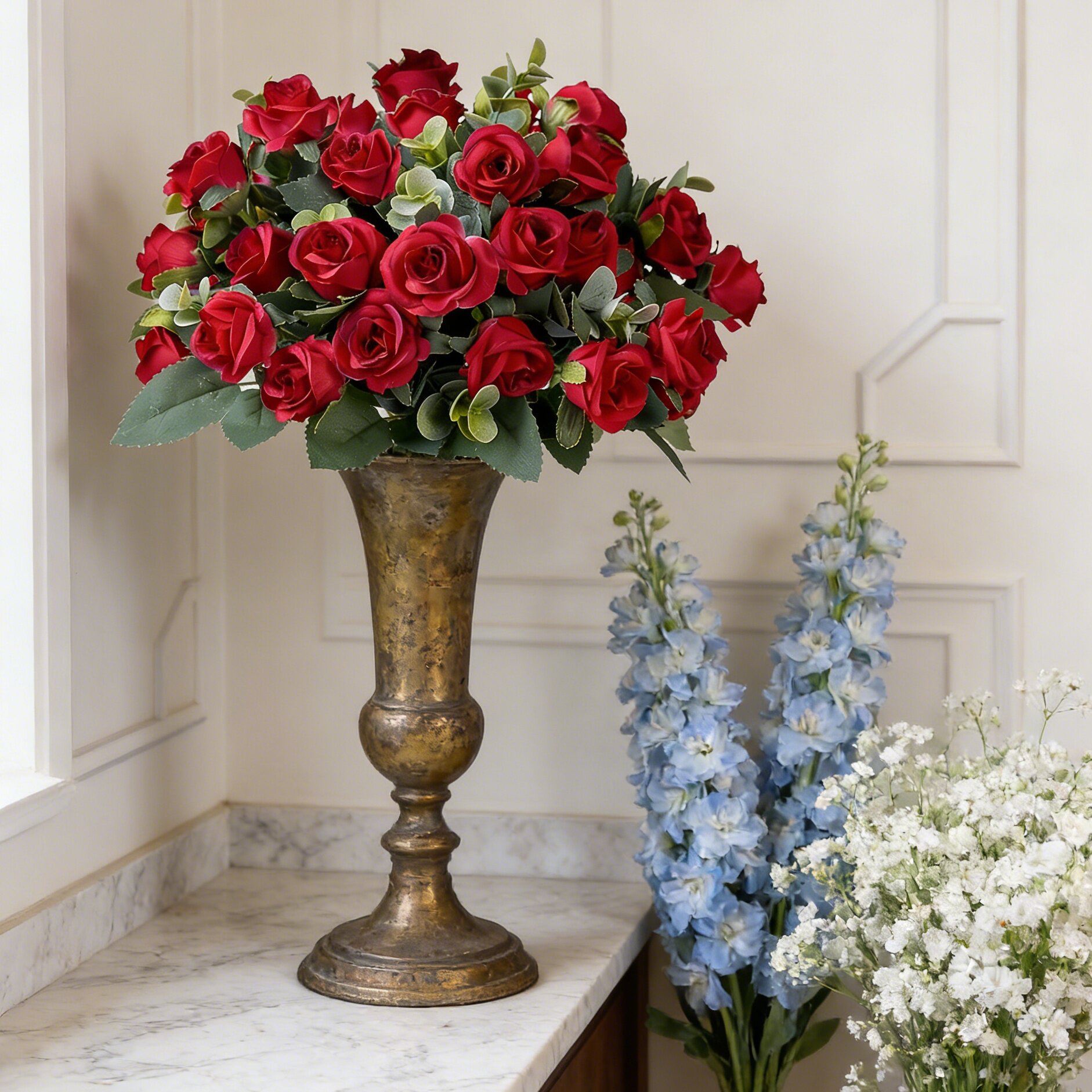 Artificial Silk Rose Flowers E – обзор и цена Home Decor Ai