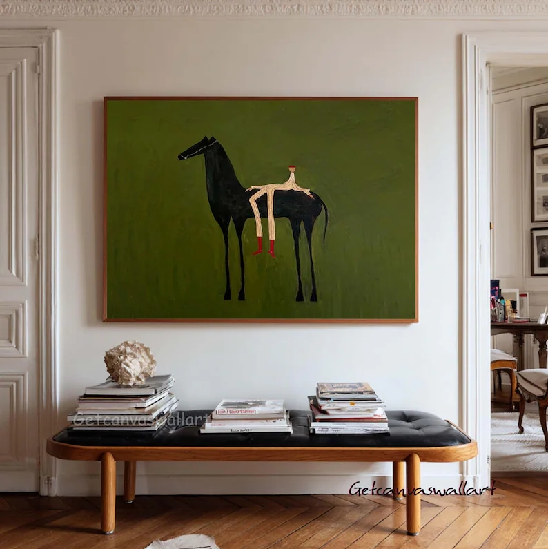 Modern Abstract Western Horse  – обзор и цена Home Decor Mod