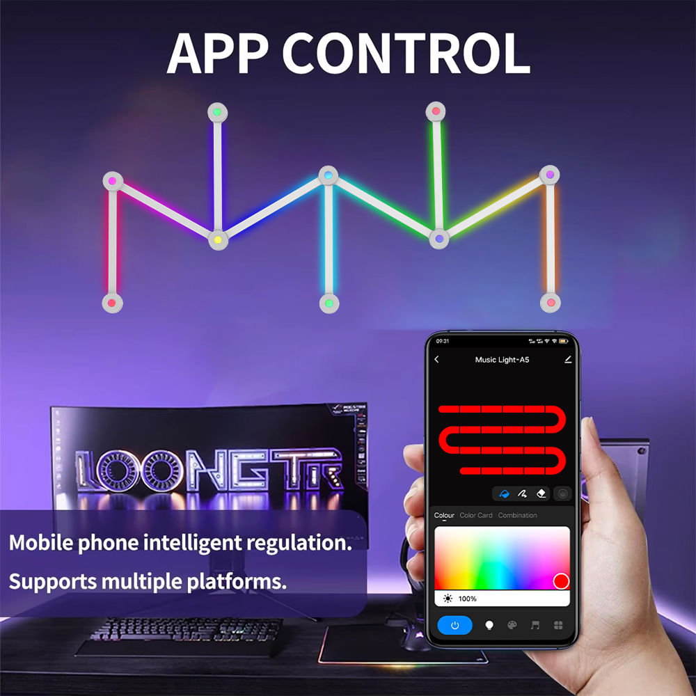 LED Smart DIY WIFI Wall Lamp S – обзор и цена Home Decor Free App