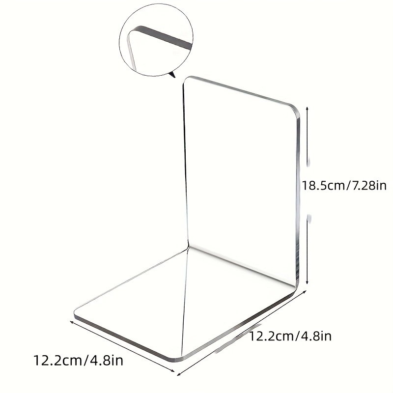 1pc Transparent Book Stand Acr – обзор и цена Aesthetic Bookend
