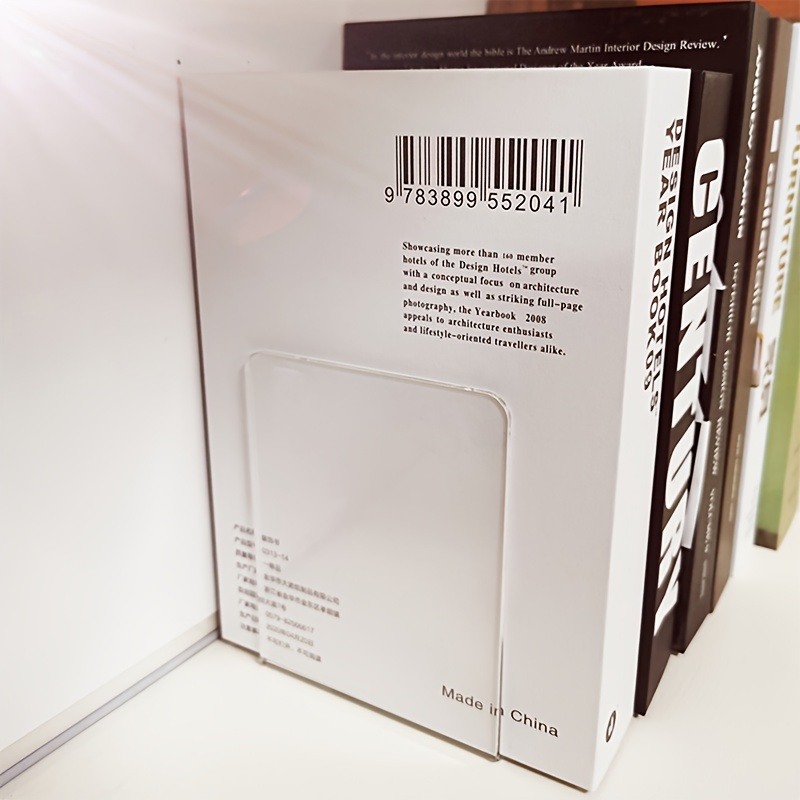 1pc Transparent Book Stand Acr – обзор и цена Aesthetic Bookend
