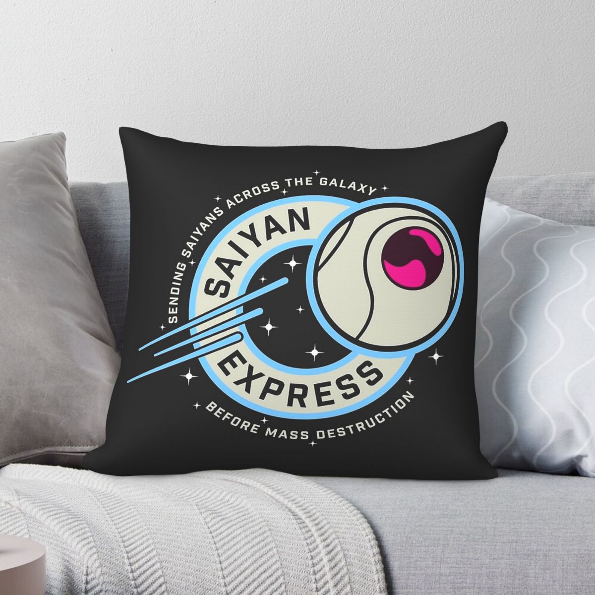 Saiyan Express Badge Pillowcas – обзор и цена Home Decor Express