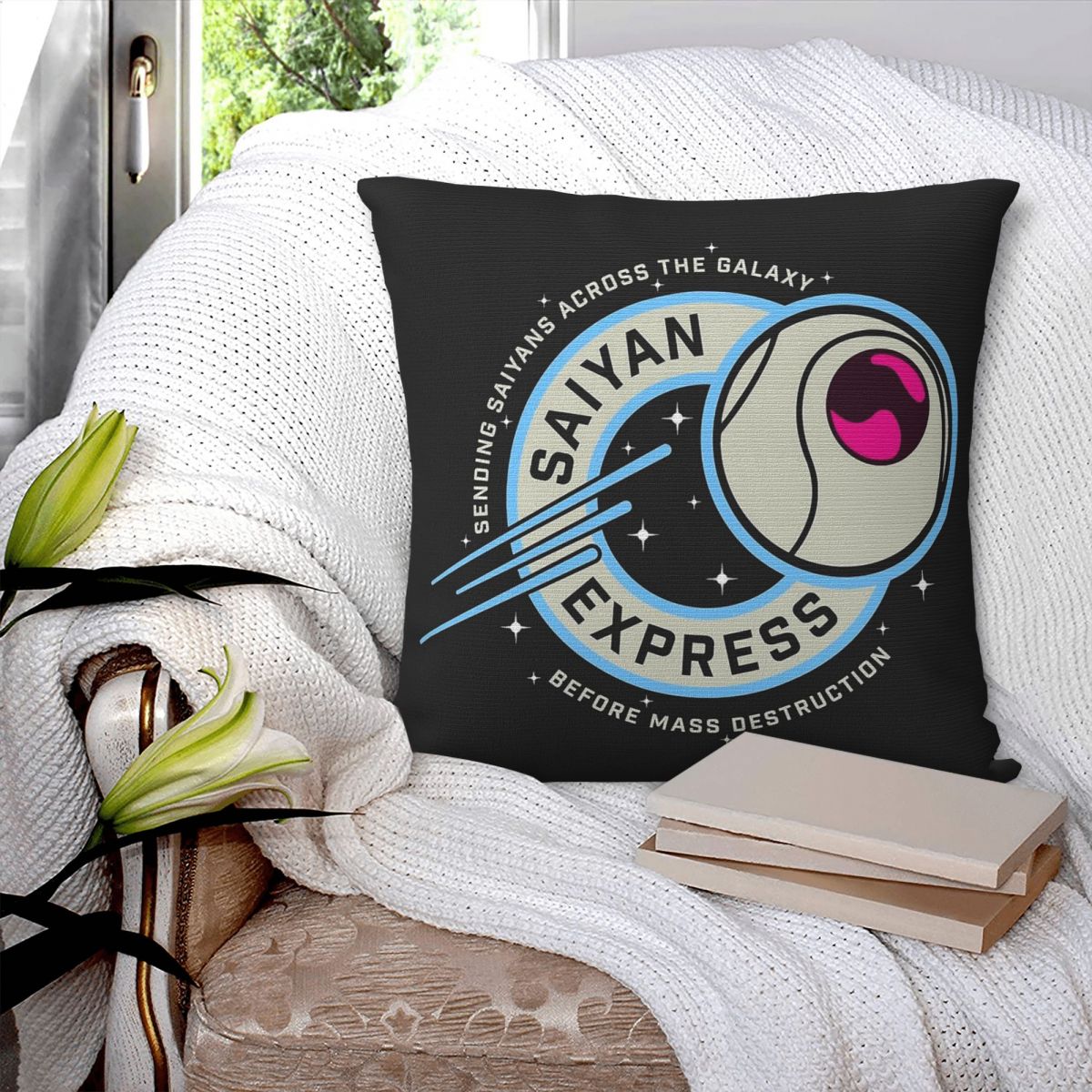 Saiyan Express Badge Pillowcas – обзор и цена Home Decor Express