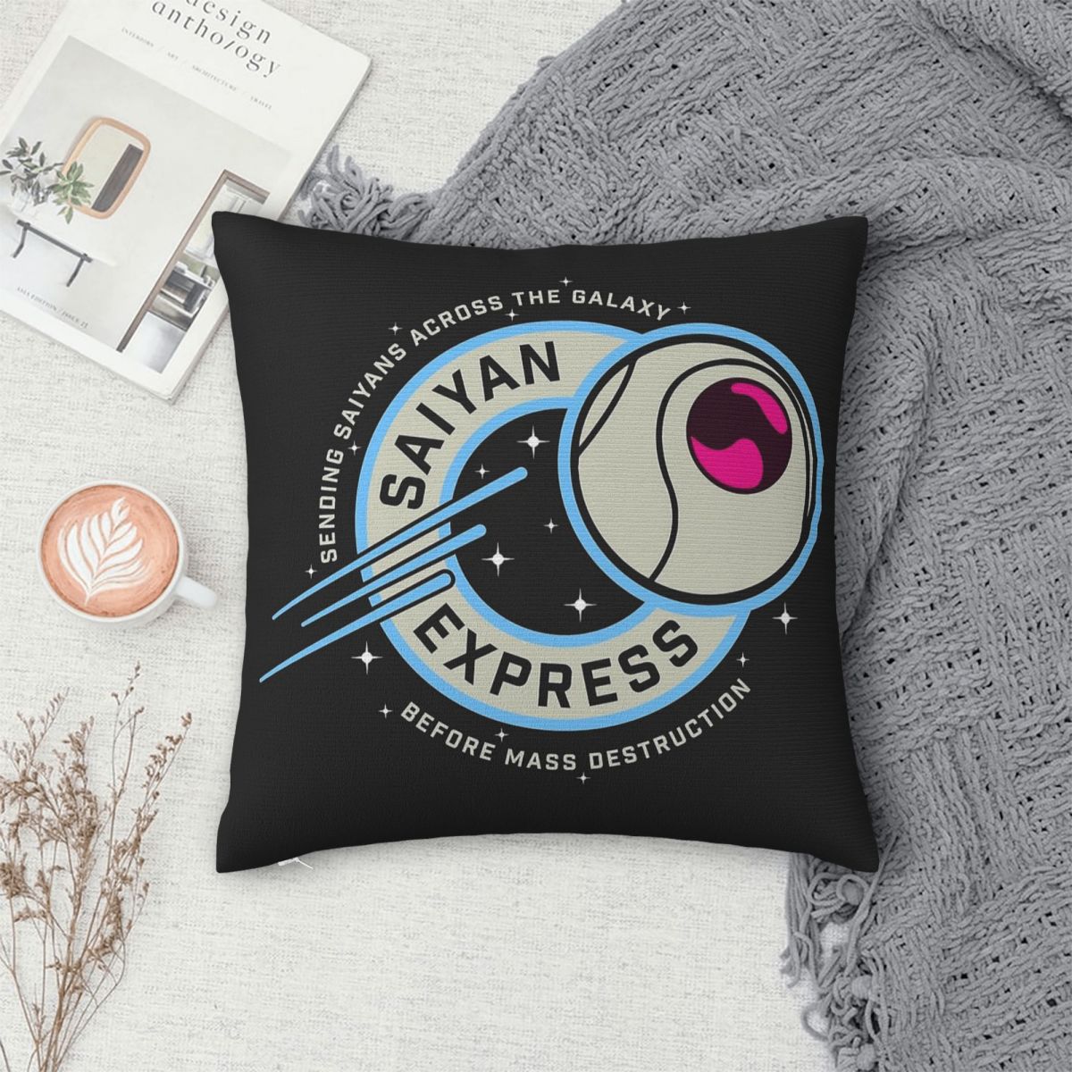 Saiyan Express Badge Pillowcas – обзор и цена Home Decor Express
