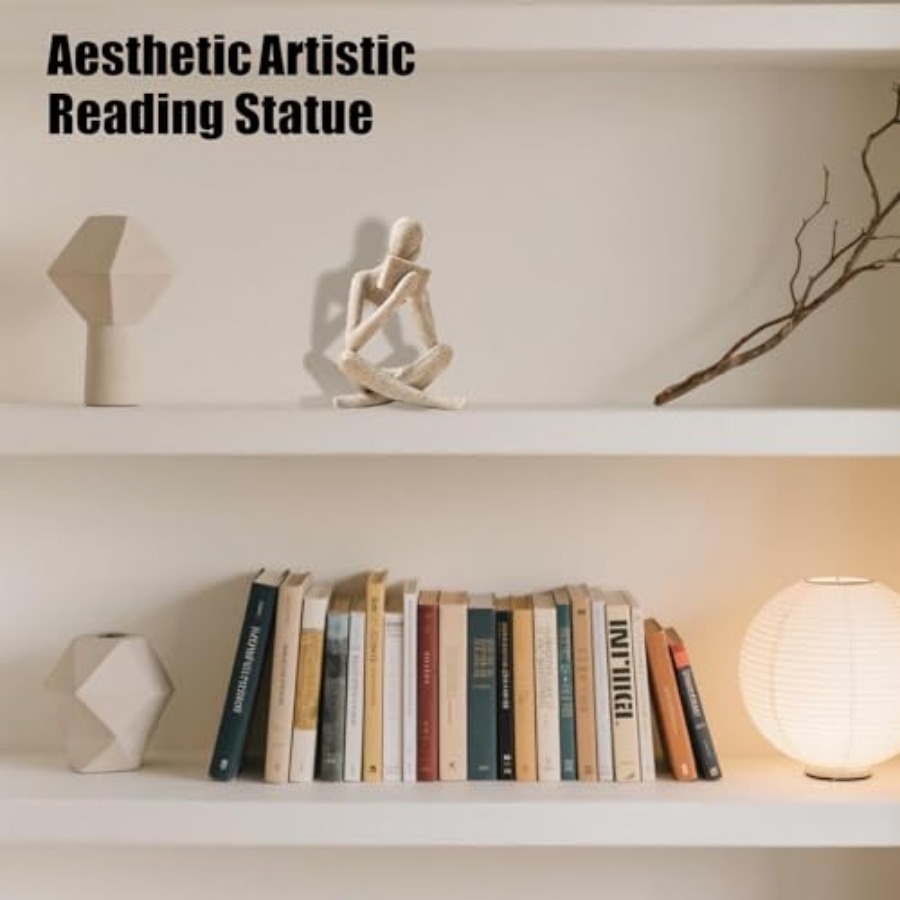 Bookshelf Decor Reading Statue – обзор и цена Aesthetic Bookend